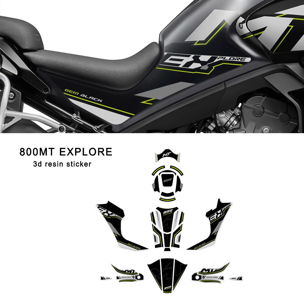 Resin Vat - Naklejka ochronna na zbiornik motocykla 3D