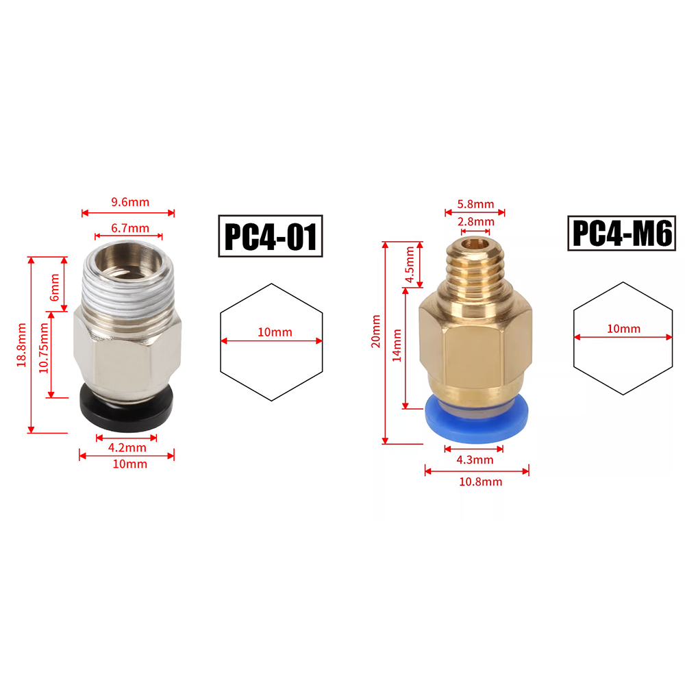 10 sztuk/partia Złączki pneuma – Bowden Tube recenzja i cena