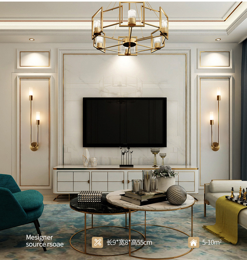 # Retro tło salonu, korytarz,  – Glass Bed recenzja i cena