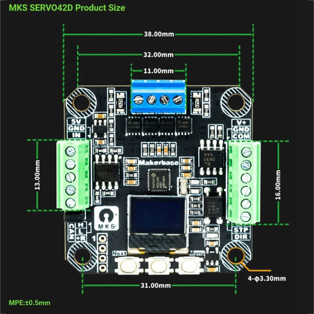 [AC18 Digital]/SERVO42D 40 CAN – Closed Loop Stepper Motor Nema 17 recenzja i cena