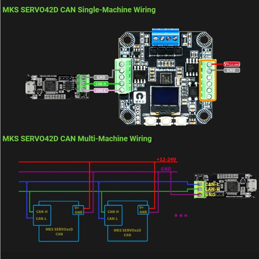 [AC18 Digital]/SERVO42D 40 CAN – Closed Loop Stepper Motor Nema 17 recenzja i cena