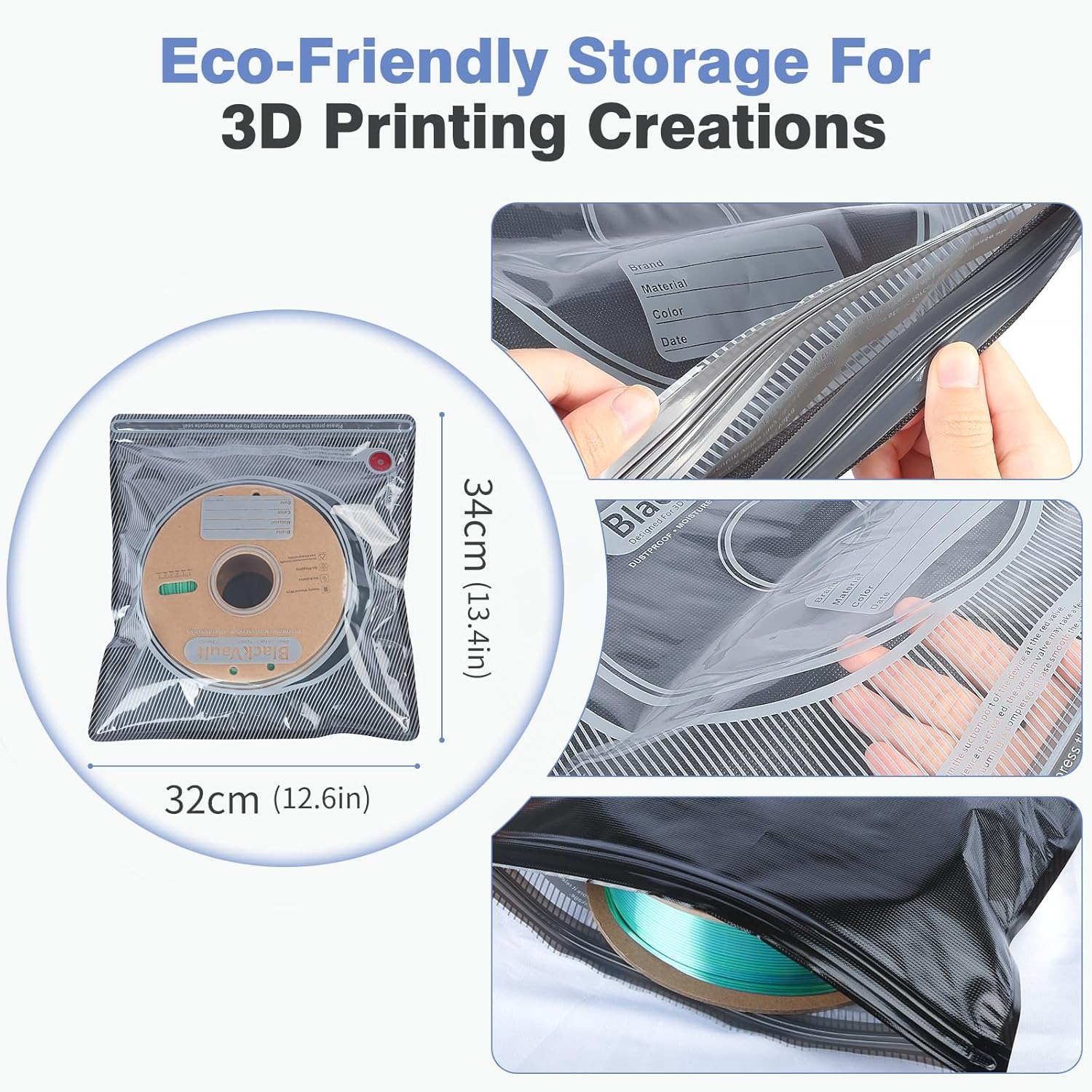 Ulepszony czarny worek próżnio – Abs Filament recenzja i cena