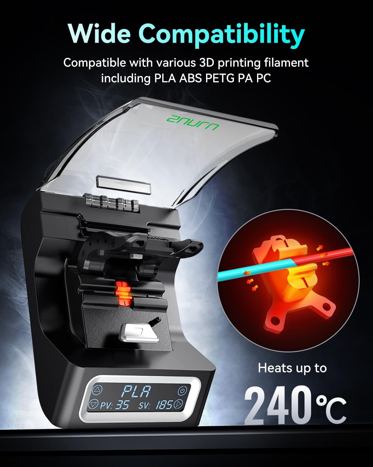 Złącze Filamentu SUNLU FC01 Sz – Abs Filament recenzja i cena